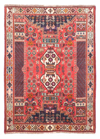 Tapis persan - Nomadic - 154 x 100 cm - rouge