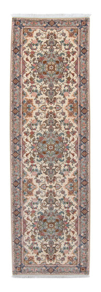 Tappeto corsia Tappeto Persero - Tabriz - Reale - 355 x 92 cm - beige
