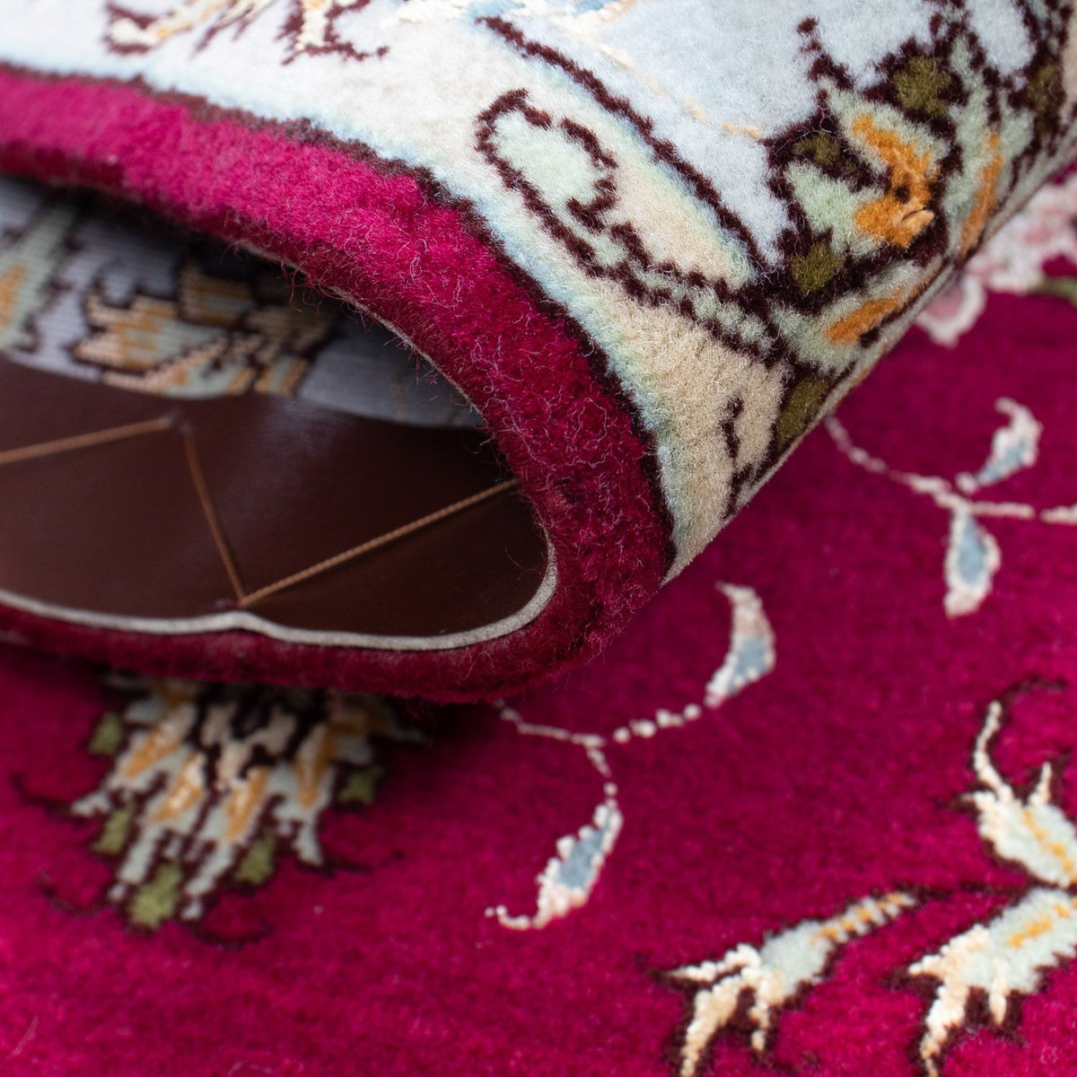 Perserteppich - Täbriz - Royal 90 x 60 cm - dunkelrot