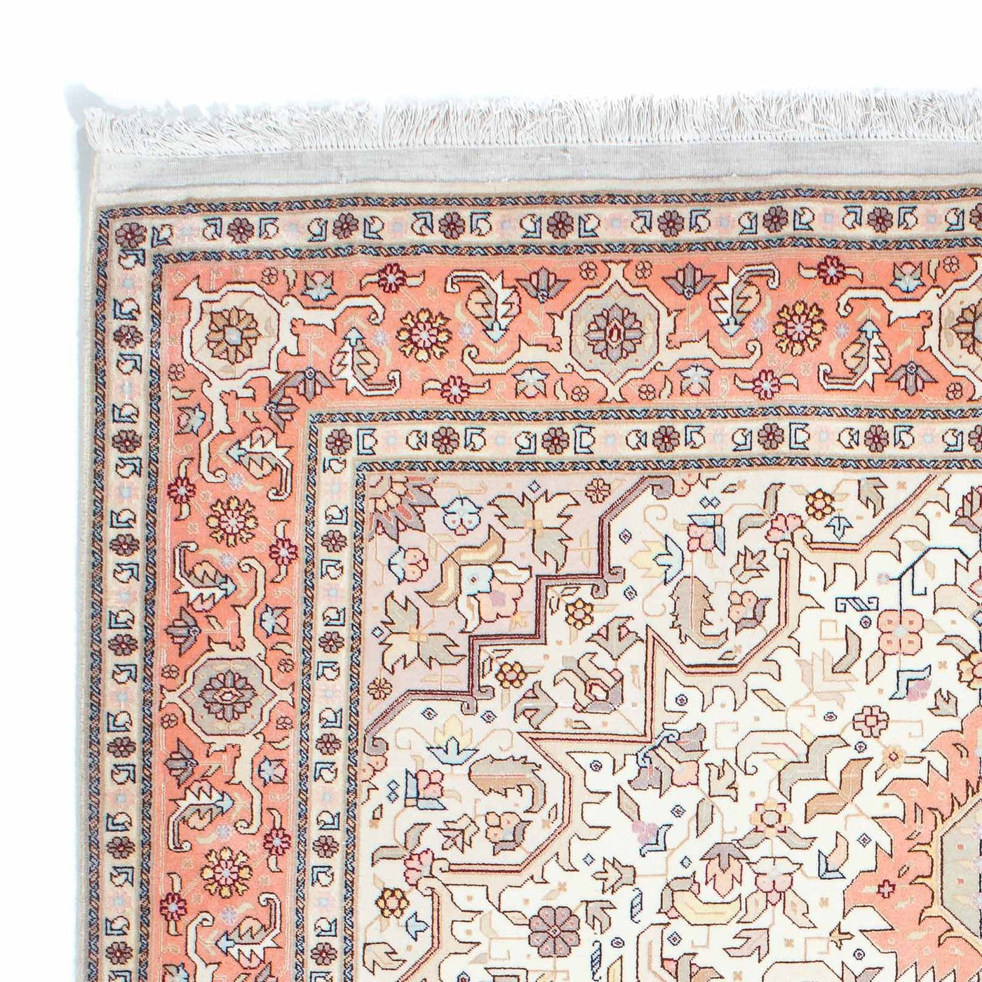 Täbriz - 50 Raj Teppich 216x153cm - Perserteppich