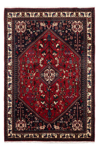 Tapis persan - Nomadic - 154 x 100 cm - bleu foncé