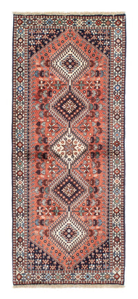 Tapis de couloir Tapis persan - Nomadic - 199 x 80 cm - rouge clair