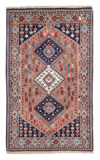 Perserteppich - Nomadic 160 x 100 cm - dunkelblau