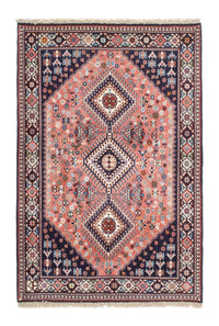 Tapis persan - Nomadic - 155 x 103 cm - bleu foncé
