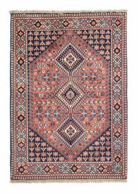 Tapis persan - Nomadic - 144 x 100 cm - bleu foncé