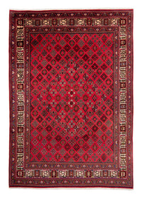 Tapis persan - Nomadic - 330 x 240 cm - rouge foncé