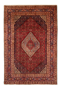 Tapis persan - Bidjar - 332 x 228 cm - rouge foncé