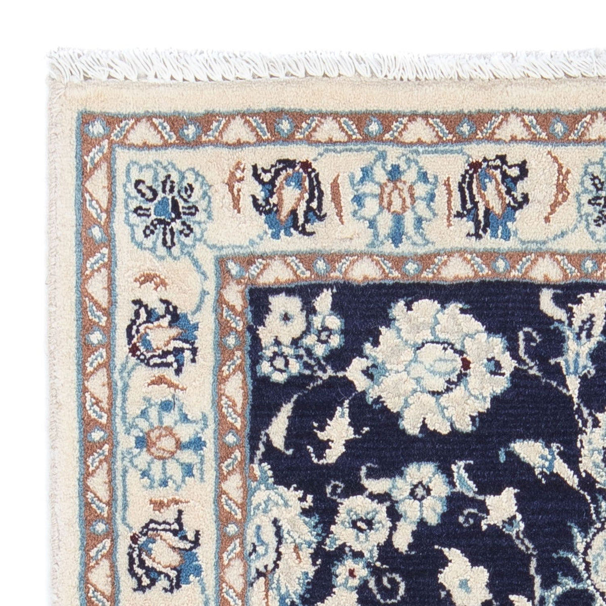 Perserteppich - Nain 85 x 55 cm - dunkelblau