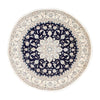Nain Tappeto 243x243cm - Tappeto persiano - blu scuro - Rotondo / Blu scuro / 243 x 243 cm Rotondo