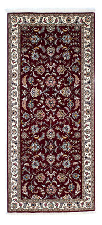 Tapis de couloir Tapis persan - Tabriz - Royal - 205 x 88 cm - rouge foncé