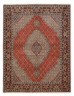 Perserteppich - Täbriz 200 x 150 cm - dunkelrot