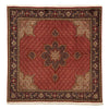 Tabriz Tappeto 200x203cm - Tappeto persiano - rosso - Quadrato / Rosso / 200 x 203 cm Quadrato