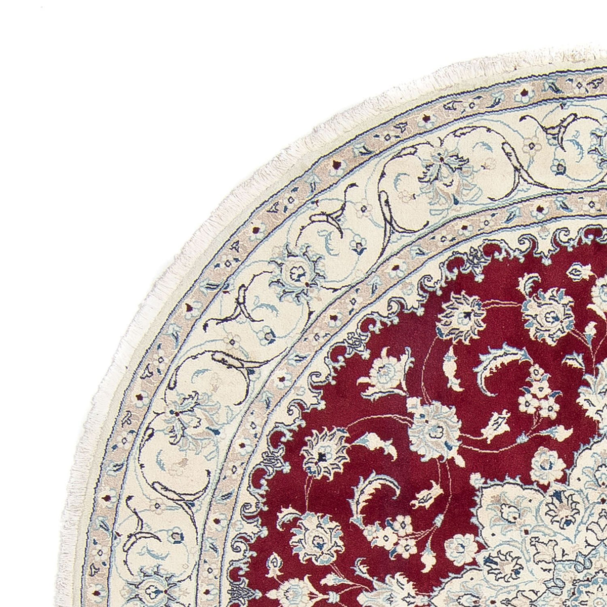 Nain Tappeto 250x250cm - Tappeto persiano - rosso scuro