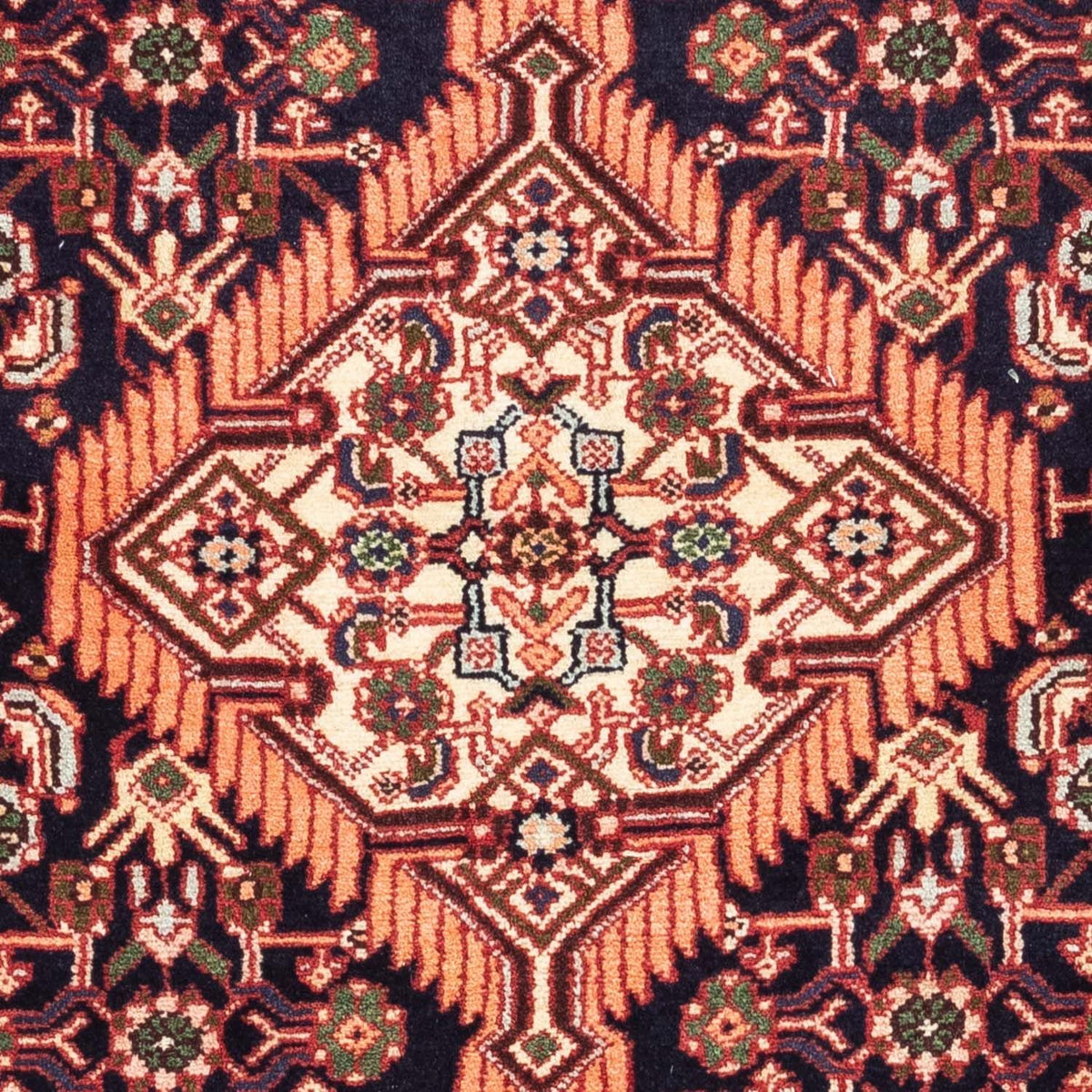 Perserteppich - Nomadic 125 x 80 cm - dunkelblau