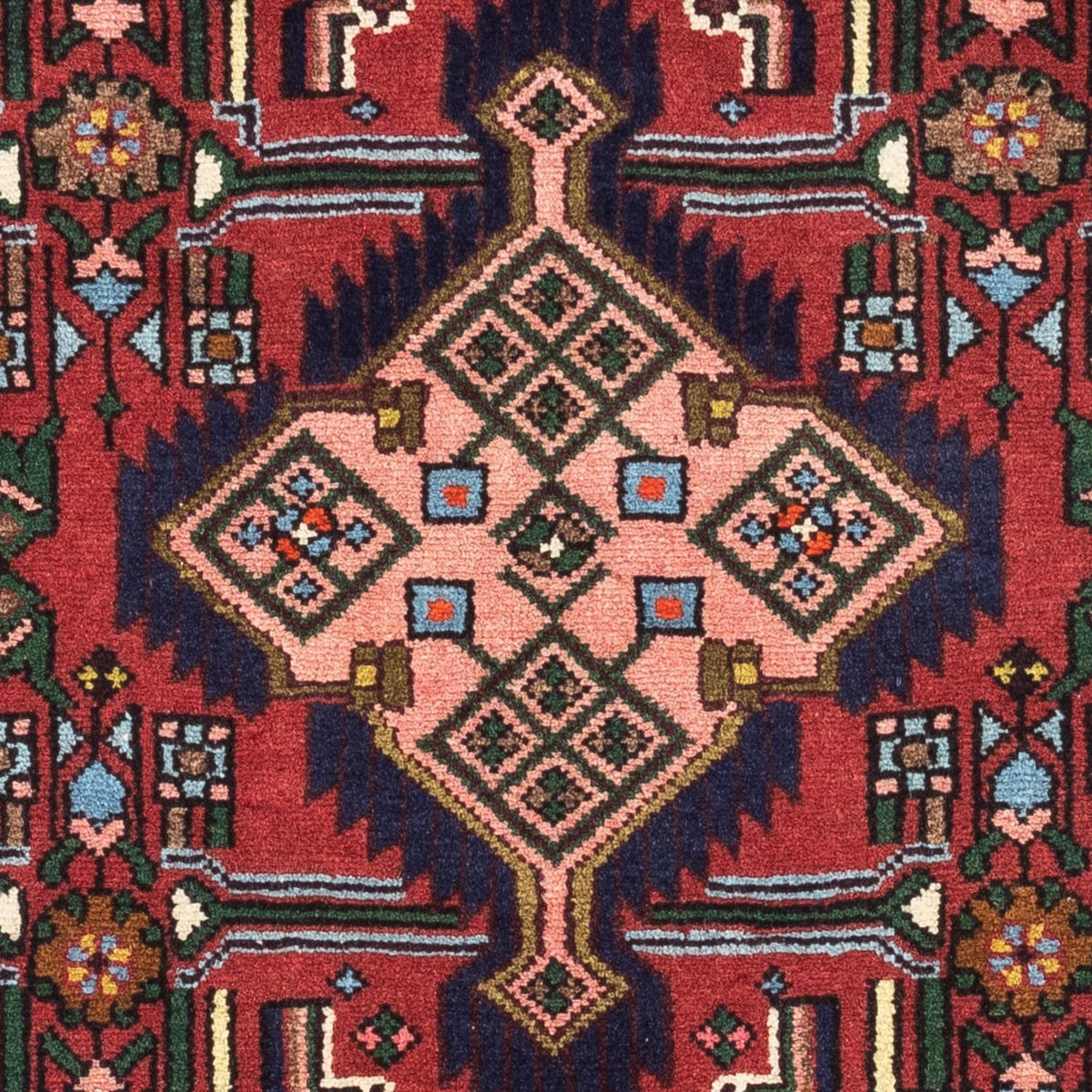 Perserteppich - Nomadic 125 x 80 cm - dunkelrot