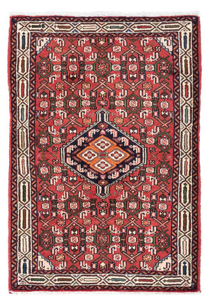 Perserteppich - Nomadic 125 x 80 cm - hellrot