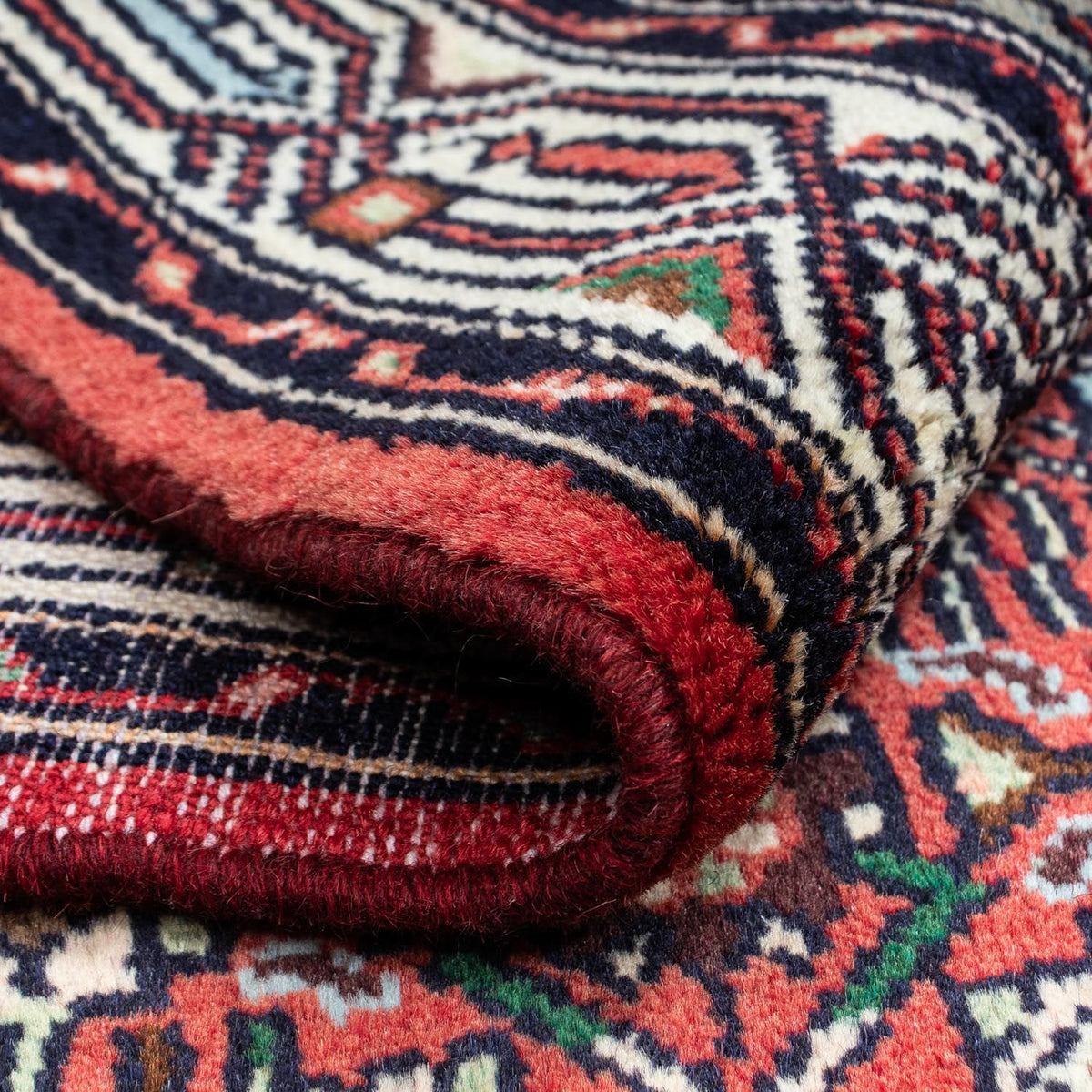 Perserteppich - Nomadic 125 x 80 cm - hellrot