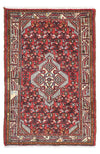 Tapis de Hosseinabad Tapis 80x125cm - Tapis persan - rouge - Rectangle / Rouge / 80 x 125 cm Rectangle