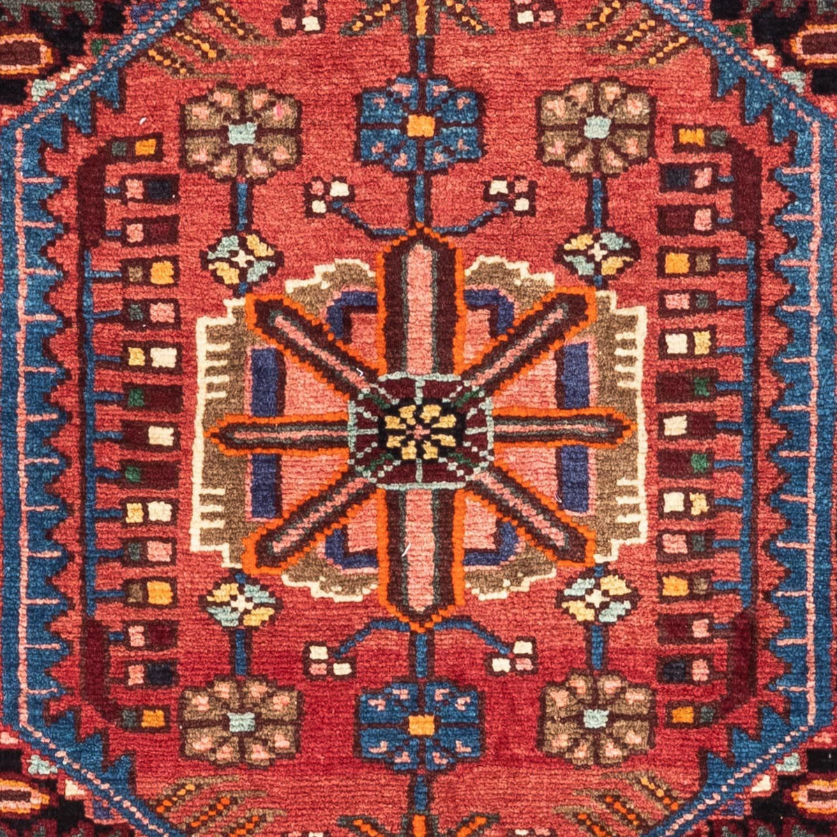 Perserteppich - Nomadic 119 x 82 cm - hellrot