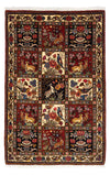 Bakhtiari Tappeto 107x162cm - Tappeto persiano - Rettangolo / Rosso scuro / 107 x 162 cm Rettangolo