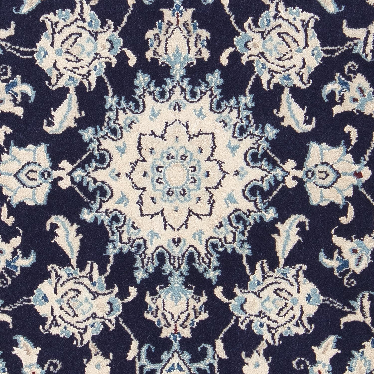 Perserteppich - Nain - Royal 90 x 60 cm - dunkelblau