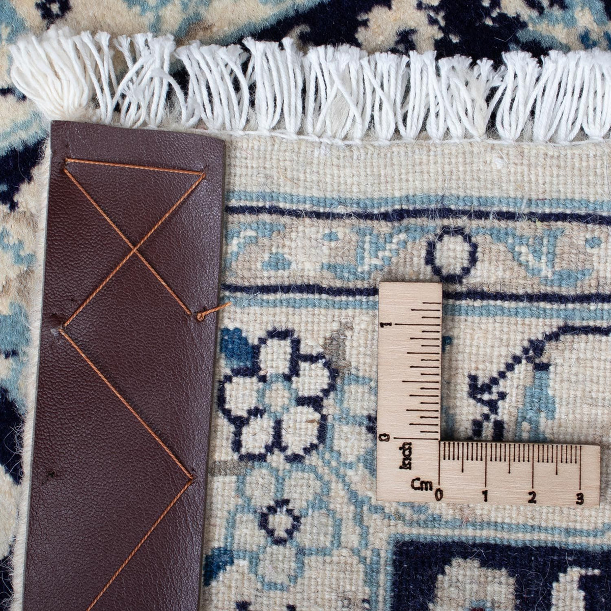 Perserteppich - Nain - Royal 90 x 60 cm - dunkelblau