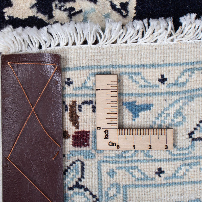 Perserteppich - Nain - Royal 90 x 60 cm - dunkelblau