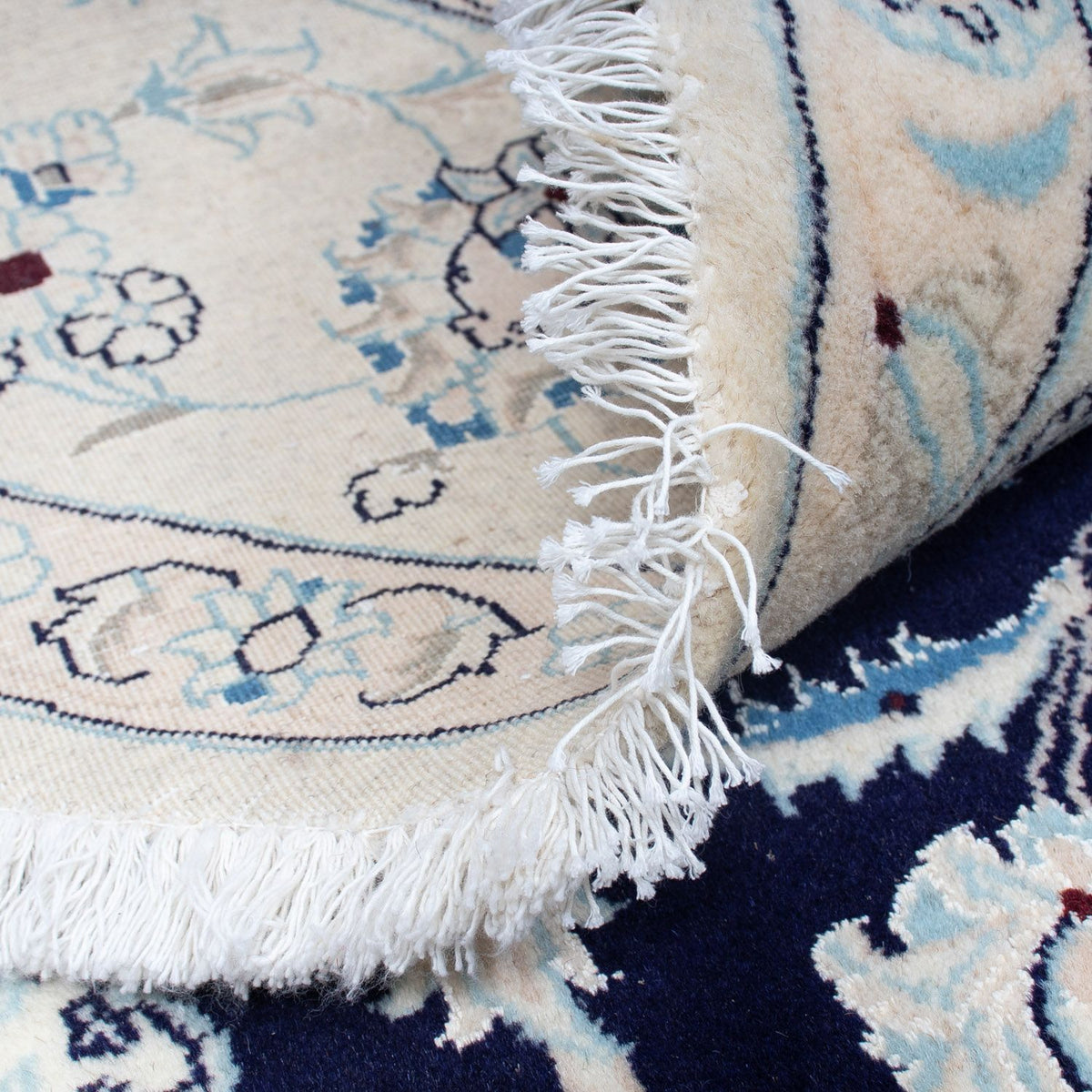 Perserteppich - Nain 295 x 295 cm - dunkelblau