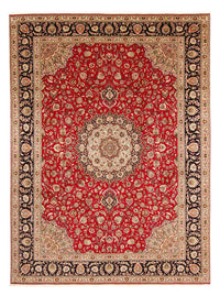 Tapis persan - Tabriz - Royal - 400 x 300 cm - rouge foncé