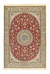 Tapis de Nain - 6La Tapis 110x162cm - Tapis persan - rouge - Rectangle / Rouge / 110 x 162 cm Rectangle