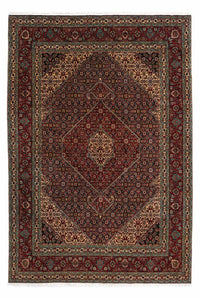Tapis persan - Tabriz - Royal - 300 x 199 cm - rouge foncé