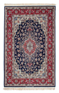 Tappeto Persero - Tabriz - Reale - 198 x 129 cm - blu scuro