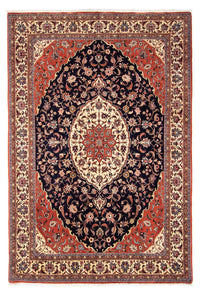 Tapis persan - Bidjar - 260 x 176 cm - bleu foncé