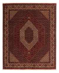 Tapis persan - Bidjar - 248 x 200 cm - rouge foncé
