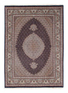 Tapis de Tabriz 151x213cm - Tapis persan - bleu foncé - Rectangle / Bleu foncé / 151 x 213 cm Rectangle