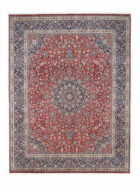 Tapis Ziegler - Moderne - 306 x 241 cm - rouge foncé