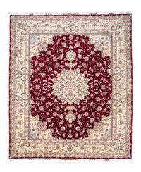 Tappeto Persero - Tabriz - Reale - 293 x 248 cm - rosso scuro