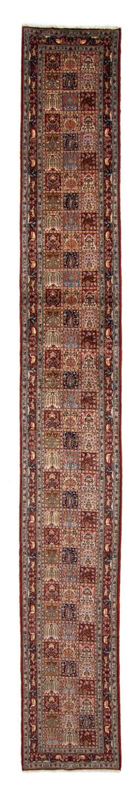 Tapis de couloir Tapis persan - Classique - 607 x 80 cm - rouge foncé