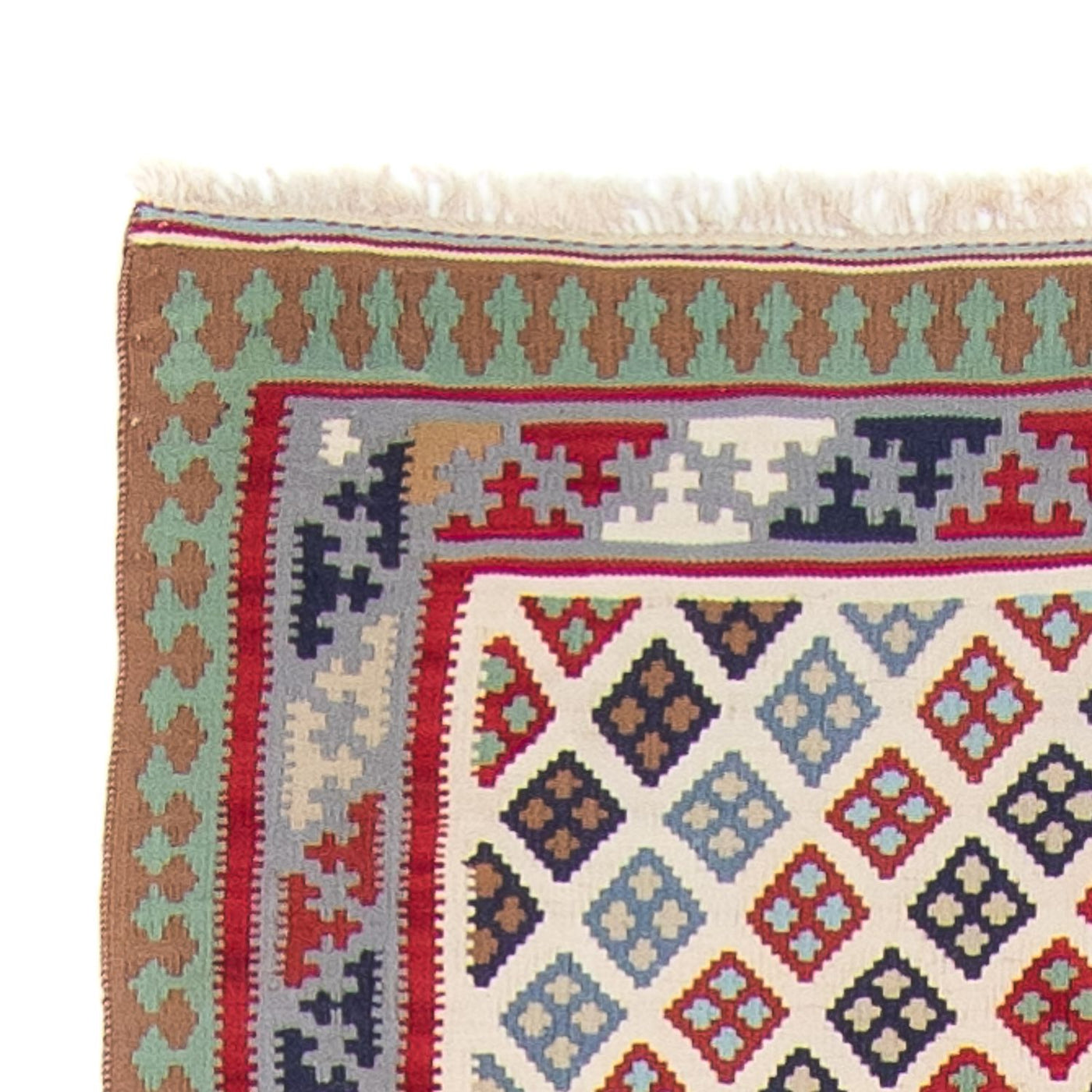 Kelim Fars Teppich 385x96cm