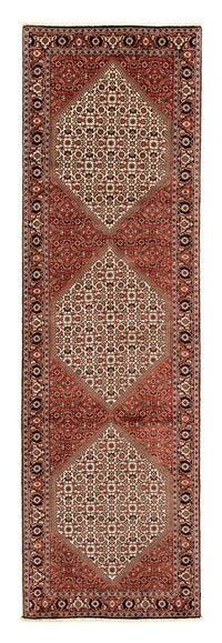 Tapis de couloir Tapis persan - Bidjar - 304 x 83 cm - multicolore