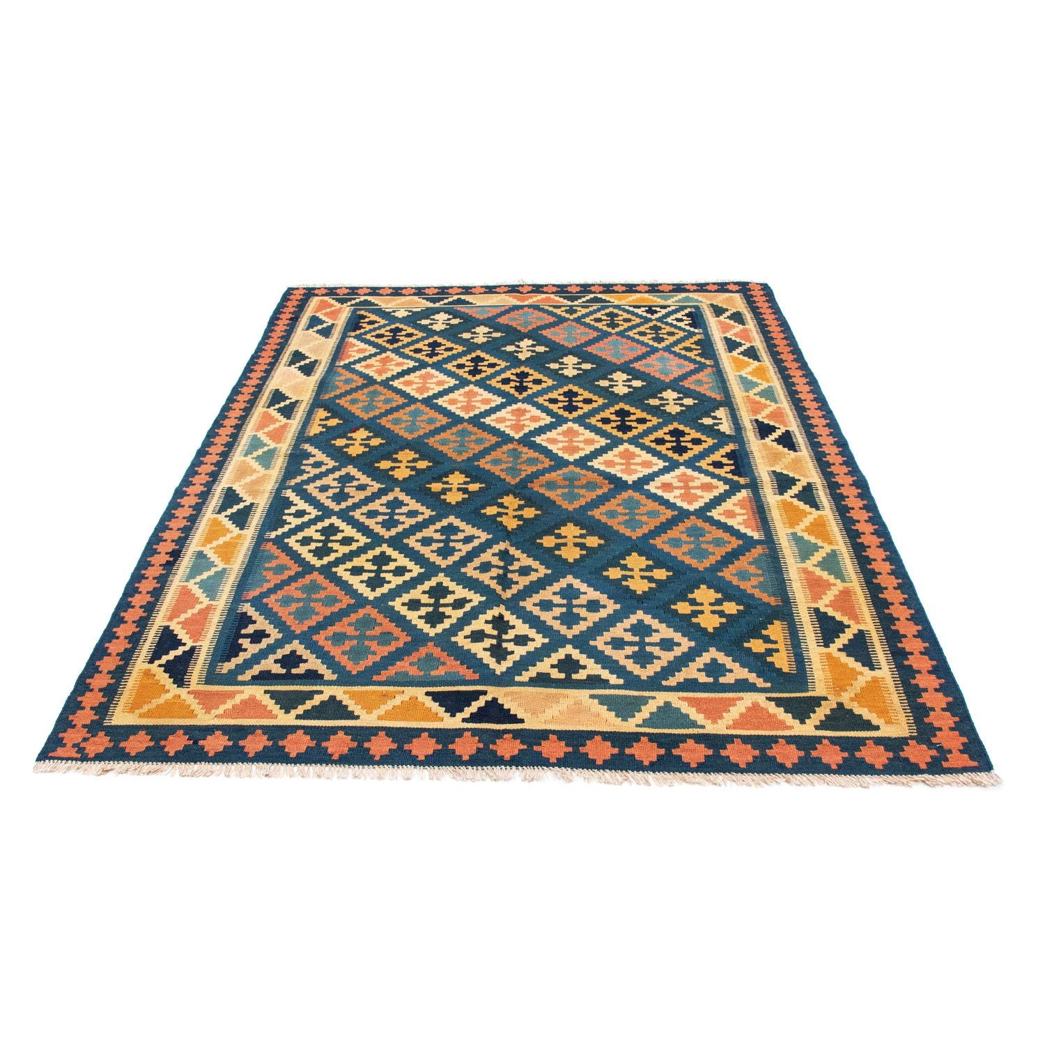 Kelim Teppich - Oriental 208 x 154 cm - mehrfarbig