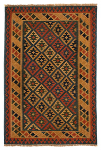 Tapis Kelim - Oriental - 203 x 158 cm - multicolore