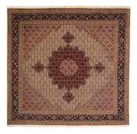 Tapis persan - Tabriz - Royal - 250 x 249 cm - marron