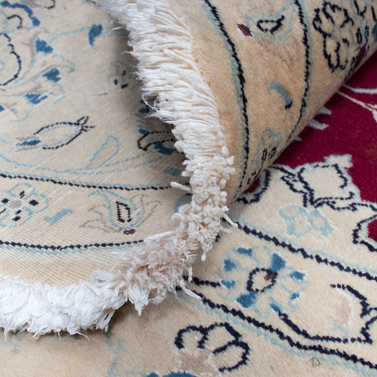 Perserteppich - Nain 287 x 287 cm - dunkelrot