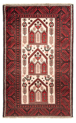 Belutsch Teppich 199 x 115 cm - rot