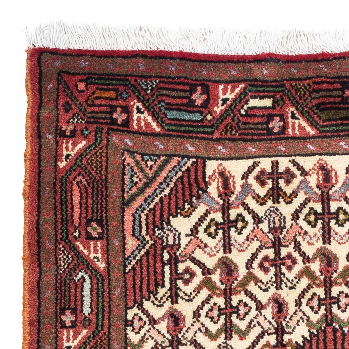 Perserteppich - Nomadic 131 x 80 cm - dunkelrot