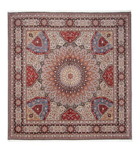 Tapis persan - Tabriz - Royal carré  - 300 x 298 cm - multicolore