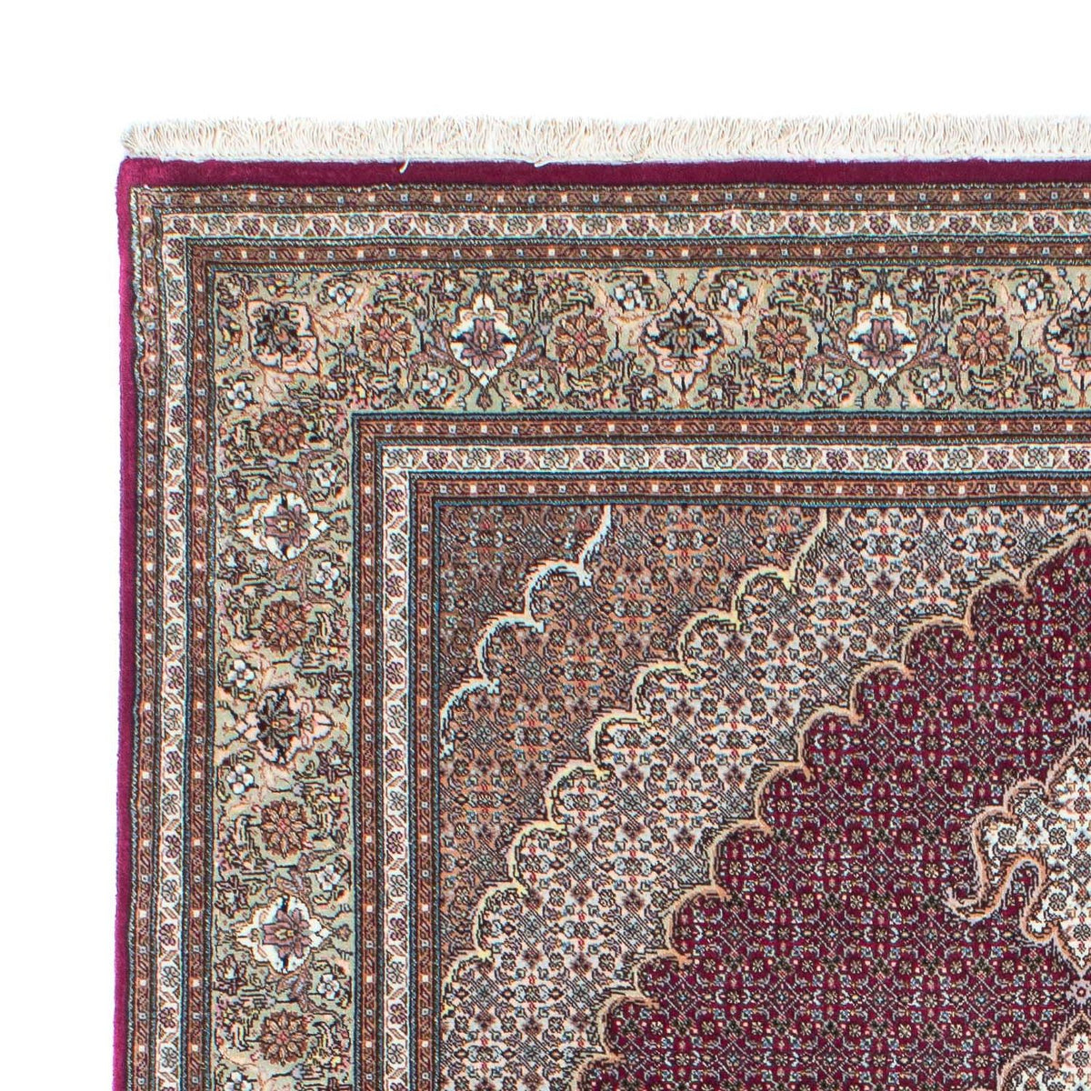 Tapis de Tabriz Tapis 153x206cm - Tapis persan - rouge foncé