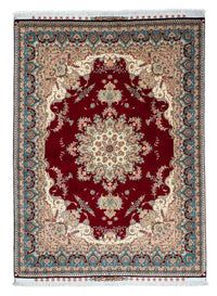 Tappeto Persero - Tabriz - Reale - 204 x 153 cm - rosso scuro