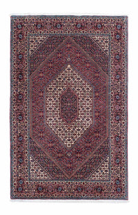 Tapis persan - Bidjar - 203 x 130 cm - rouge clair